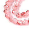 Baking Paint Glass Beads Strands DGLA-N015-8mm-03-3