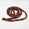 Natural Red Jasper Beads Strands X-G-F328-20-2