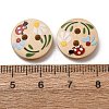 2-Hole Printed Opaque Resin Buttons RE-CBABDF1-20-3