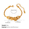 304 Stainless Steel & Cubic Zirconia Link Bracelets WG7FB07-05-1