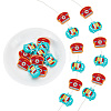 16Pcs 2 Style Television/Telephone Food Grade Silicone Beads SIL-GO0001-16-1
