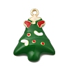 Christmas Alloy Enamel Pendants FIND-Z103-03G-04-1