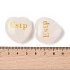 Natural Quartz Crystal Heart Engraving MBTI Figurines Statues for Home Office Desk Decorations G-K353-05J-3