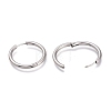 201 Stainless Steel Huggie Hoop Earrings EJEW-O095-05-13-3