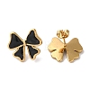 Bowknot Golden Ion Plating(IP) 304 Stainless Steel Stud Earrings for Women EJEW-L287-041G-01-2