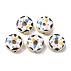 Handmade Porcelain Enamel Beads PORC-K003-09O-1