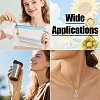 8Pcs 2 Colors Sunflower Alloy Pendant Decorations HJEW-YW00565-6