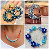6 Strands 3 Styles Glass Beads Strands EGLA-TA0013-71B-9