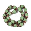 Handmade Millefiori Glass Barrel Beads LA-N002-15D-2