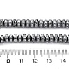 Electroplated Natural Lava Rock Beads Strands G-A256-E01-01G-4