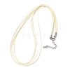 1MM Waxed Cord 5-Strand Necklace Making MAK-C005-01S-1