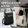 1Pc Oval Alloy & 667 Stainless Steel Macrame Pouch Pendant Decorations HJEW-CP0001-49B-5