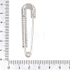 Crystal Rhinestone Safety Pin Brooches JEWB-A040-01B-P-2