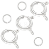 8Pcs 925 Sterling Silver Spring Ring Clasps STER-CN0001-33A-1