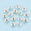 925 Sterling Silver Crimp Beads Covers STER-T008-37S-03-1