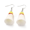 Resin Dangle Earrings EJEW-Z015-03-1