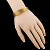 Pretty Real 18K Gold Plated Brass Torque Cuff Bangle BJEW-EE0001-07-4