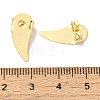 Brass Studs Earrings Findings FIND-Z039-01A-G-3