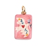 Brass Enamel Pendants ENAM-I087-01-1