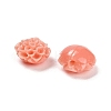 Synthetic Coral 3D Flower Rose Beads CORA-L046-A02-2