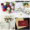 100Pcs 2 Colors Cloth Artificial Leaves AJEW-CY0002-82-5