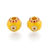 Alloy Enamel Beads PALLOY-P285-14MG-01-2