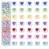 399Pcs 7 Colors Opaque Acrylic Beads OACR-YW0003-12-1