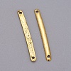 Tibetan Style Bar Links connectors TIBE-A14039-AG-FF-2