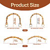 Beadthoven 2 Style Bamboo Bag Handles FIND-BT0001-28-11