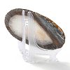 Printed Natural Agate Slice Stone Ornament DJEW-M011-04E-3