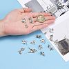 Tibetan Style Alloy Puppy Pendants TIBEP-MSMC021-17AS-6