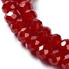 Baking Painted Imitation Jade Glass Bead Strands DGLA-A034-J6MM-A29-4