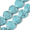 Synthetic Turquoise Beads Strands G-A309-A16-01-2