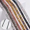5 Yards Self Adhesive Resin Rhinestone Tape DIY-SP0002-49C-6