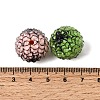 Opaque Acrylic & Transparent Resin Rhinestone Beads OACR-G062-01-3