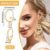 30Pcs Brass Earring Hooks KK-BC0008-80-2