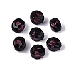 Handmade Silver Foil Glass Beads FOIL-N034-01F-1