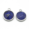 Synthetic Lapis Lazuli Pendants X-G-Q964-04P-2