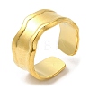 304 Stainless Steel Open Cuff Rings RJEW-K245-63G-3