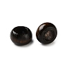 Spray Painted Wooden European Beads WOOD-A029-06B-2