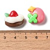 Opaque Resin Decoden Cabochons RESI-H165-02-3