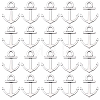 100Pcs Tibetan Style Alloy Pendants FIND-SC0023-09-1