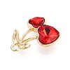 Alloy Rhinestone Pendants PALLOY-T092-24G-04-2