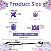 Acrylic Hair Coil Cuffs FIND-FZC0005-004B-02-3