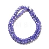 Electroplate Glass Beads Strand GLAA-G088-03D-2