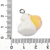 Flocky Resin Pendants FIND-S001-14N-3