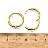 304 Stainless Steel Hoop Earrings for Women EJEW-M068-15G-G-5