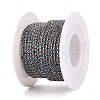Iron & ABS Plastic Imitation Pearl Tennis Chains CH-Q006-01A-04-2