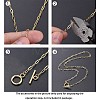 Soldered Brass Paperclip Chains CHC-G005-06G-01-12