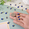 21Pcs 7 Styles Brass Enamel Charms KK-TA0003-19C-7